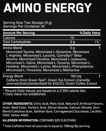 Nutritional information