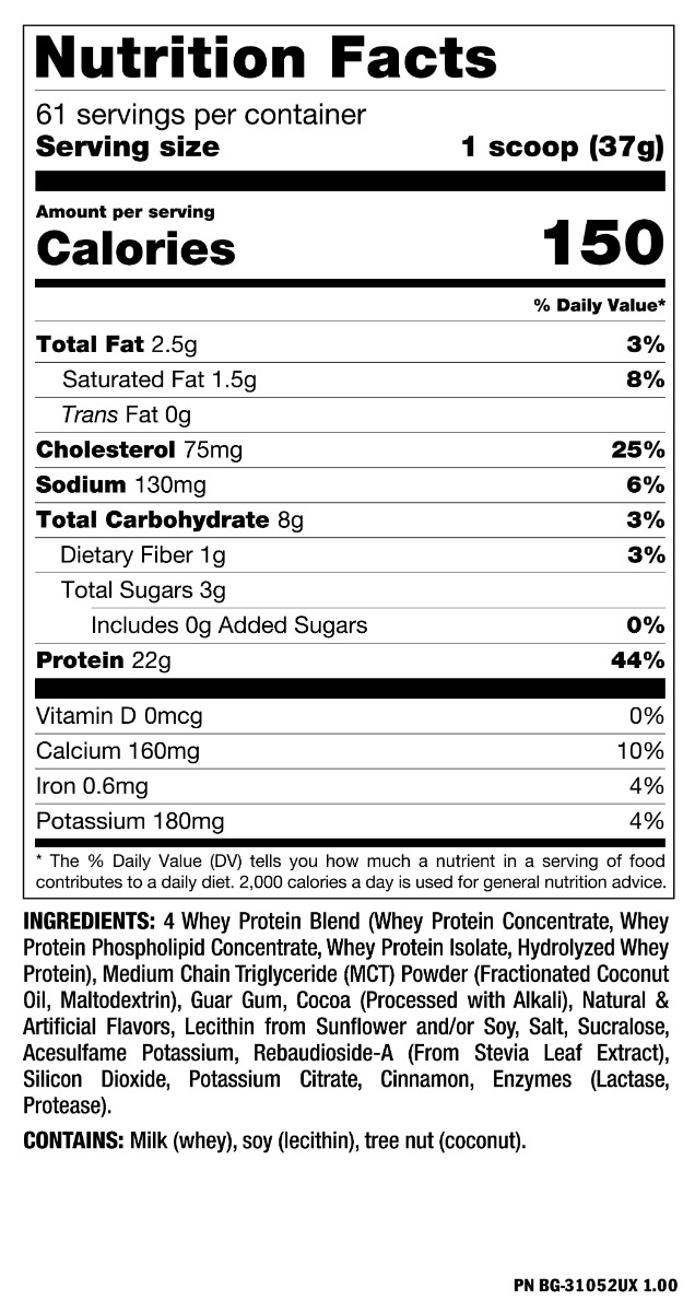 Nutritional information